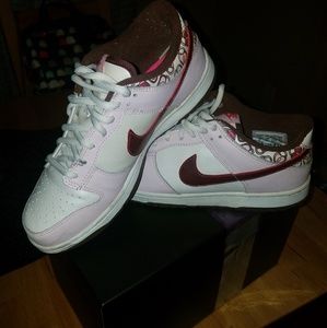 Nike Heart Lock Air Force Ones-super cute!